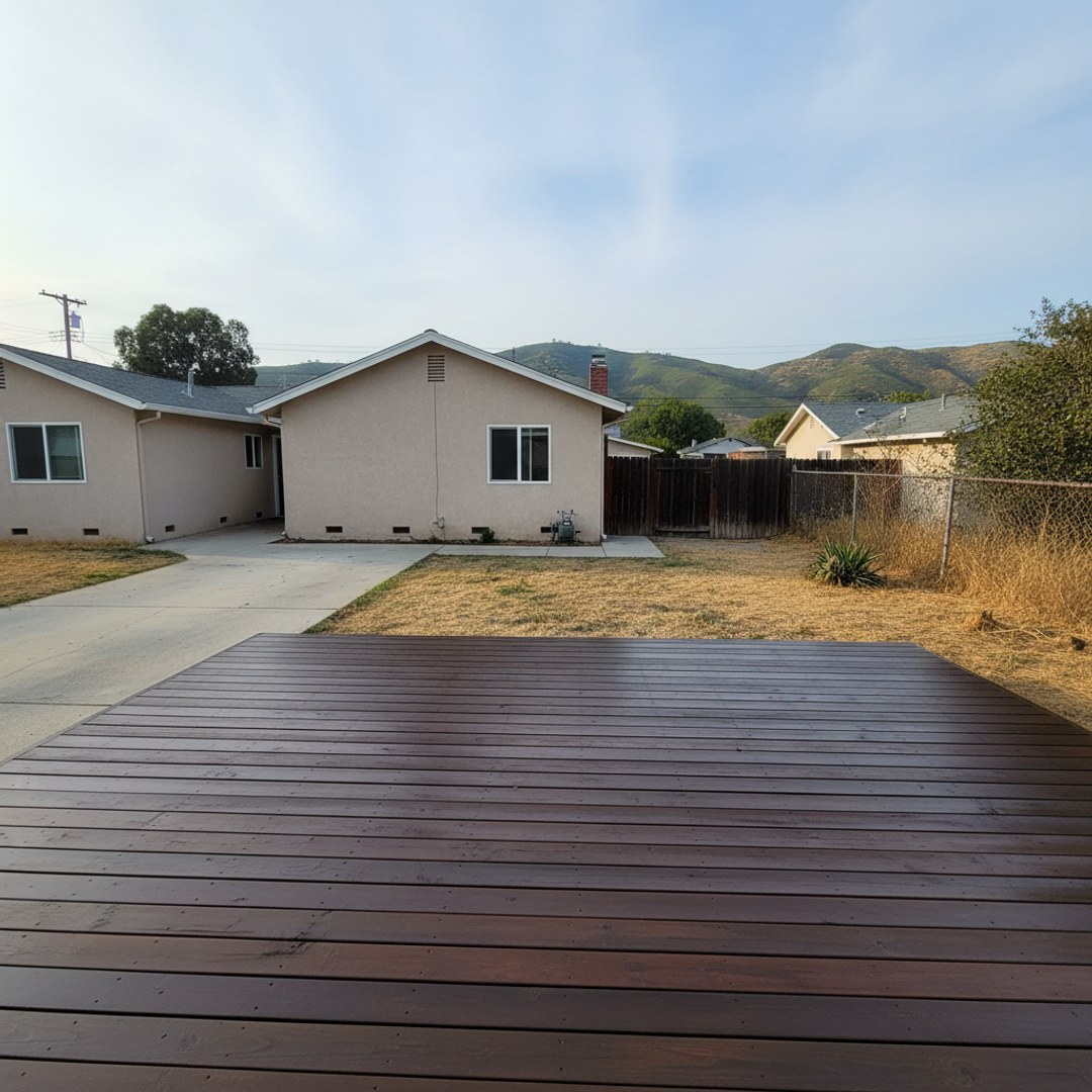 Deck Railing Installation & Repair completed by Skyline Deck Solutions in Sanger, CA
