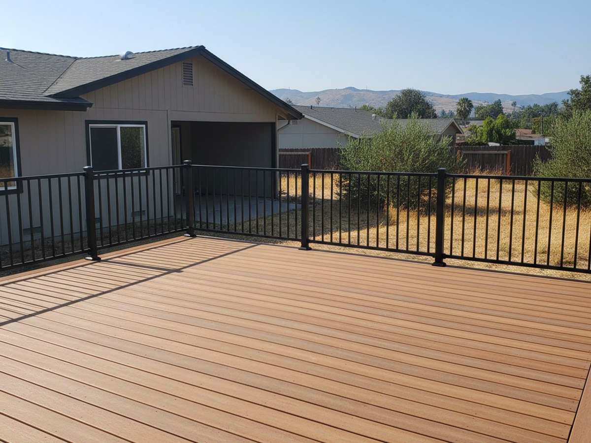 Deck Staining & Sealing completed by Skyline Deck Solutions in Fresno, CA