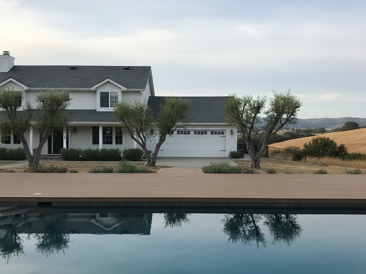 Custom Deck Design completed by Skyline Deck Solutions in Clovis, CA
